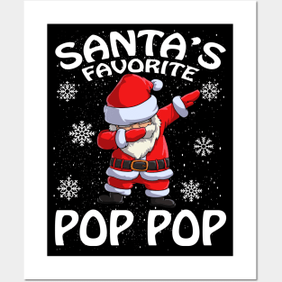 Santas Favorite Pop Pop Christmas Posters and Art